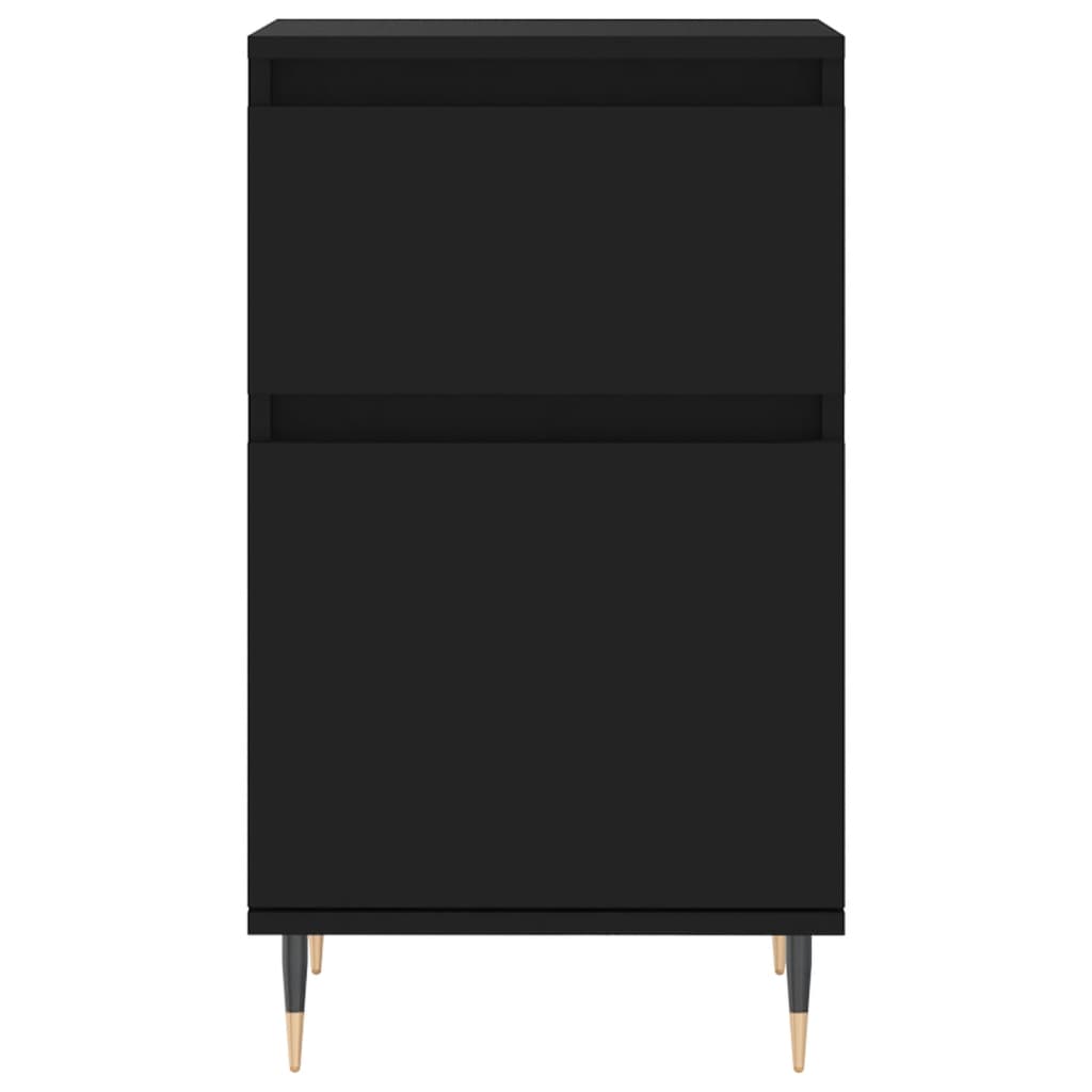 Sideboards 2 Stk. Schwarz 40x35x70 cm Holzwerkstoff - Pazzar.ch