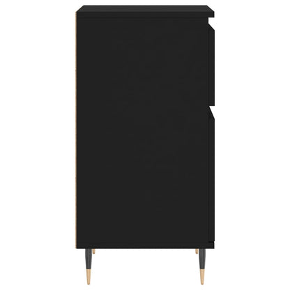 Sideboards 2 Stk. Schwarz 40x35x70 cm Holzwerkstoff - Pazzar.ch