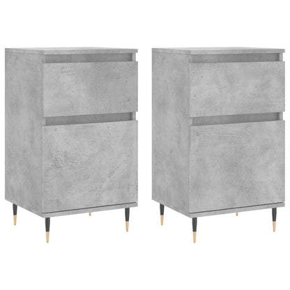Sideboards 2 Stk. Betongrau 40x35x70 cm Holzwerkstoff - Pazzar.ch