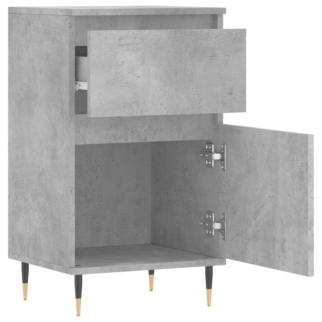 Sideboards 2 Stk. Betongrau 40x35x70 cm Holzwerkstoff - Pazzar.ch