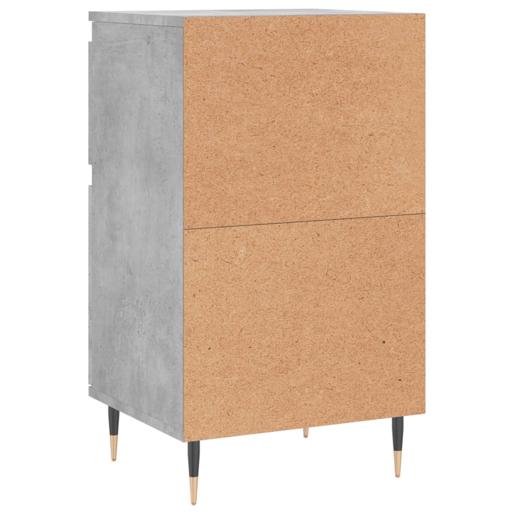Sideboards 2 Stk. Betongrau 40x35x70 cm Holzwerkstoff - Pazzar.ch