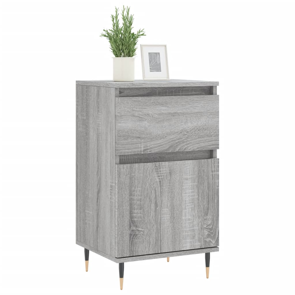Sideboards 2 Stk. Grau Sonoma 40x35x70 cm Holzwerkstoff - Pazzar.ch