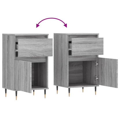Sideboards 2 Stk. Grau Sonoma 40x35x70 cm Holzwerkstoff - Pazzar.ch