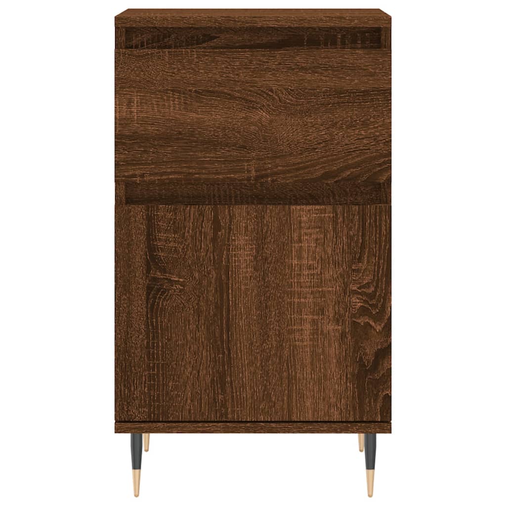 Sideboard Braun Eichen-Optik 40x35x70 cm Holzwerkstoff - Pazzar.ch