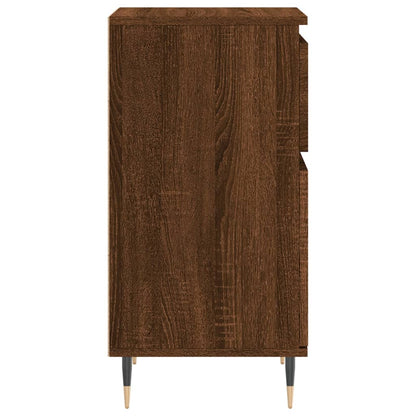 Sideboard Braun Eichen-Optik 40x35x70 cm Holzwerkstoff - Pazzar.ch