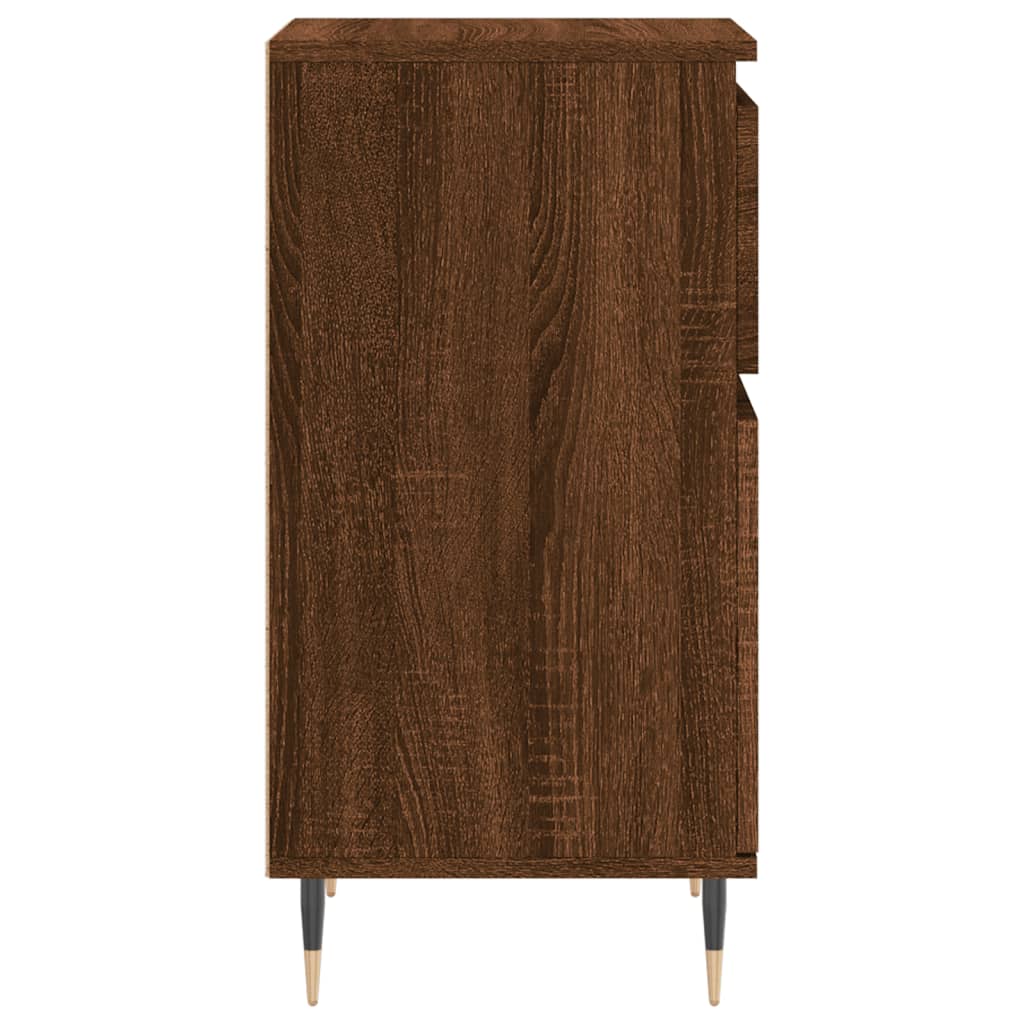 Sideboards 2 Stk. Braun Eichen-Optik 40x35x70 cm Holzwerkstoff - Pazzar.ch