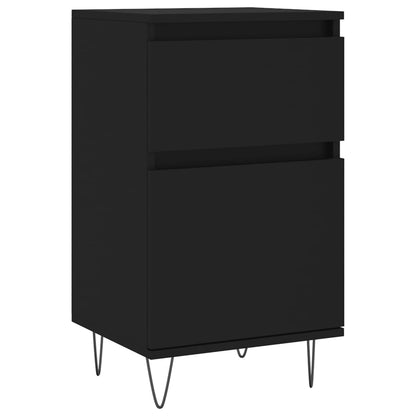 Sideboards 2 Stk. Schwarz 40x35x70 cm Holzwerkstoff - Pazzar.ch