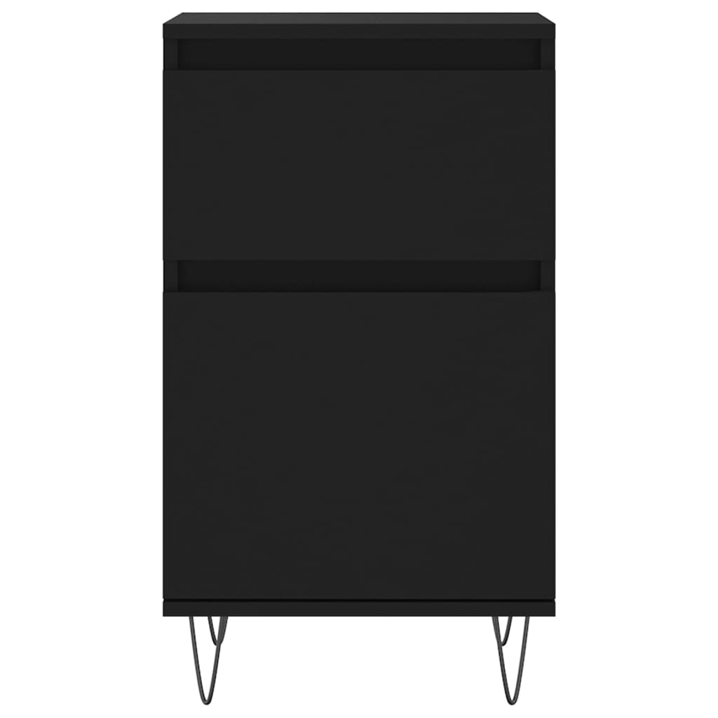 Sideboards 2 Stk. Schwarz 40x35x70 cm Holzwerkstoff - Pazzar.ch
