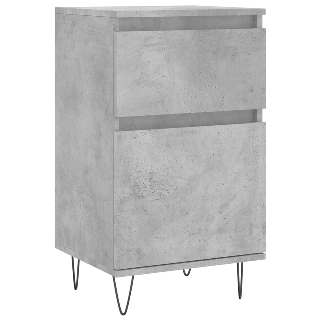 Sideboard Betongrau 40x35x70 cm Holzwerkstoff - Pazzar.ch