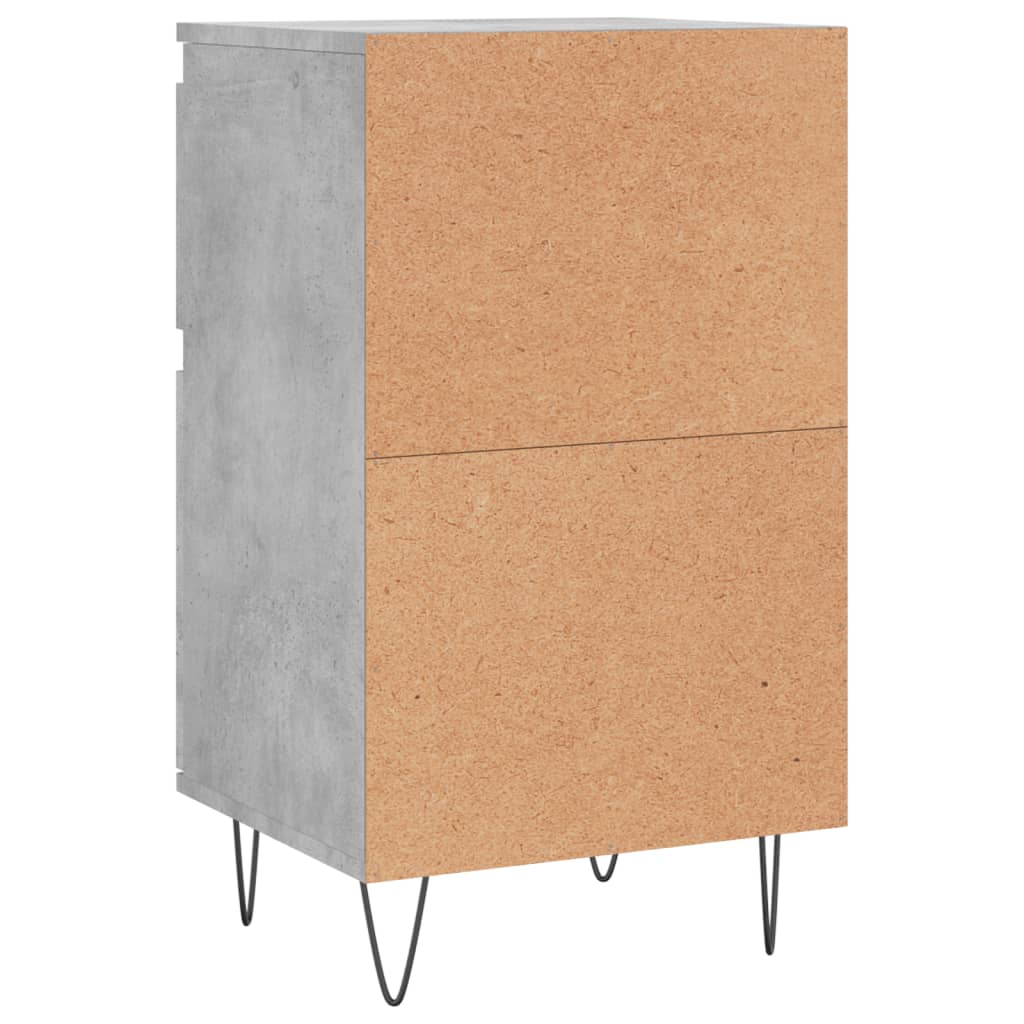 Sideboard Betongrau 40x35x70 cm Holzwerkstoff - Pazzar.ch