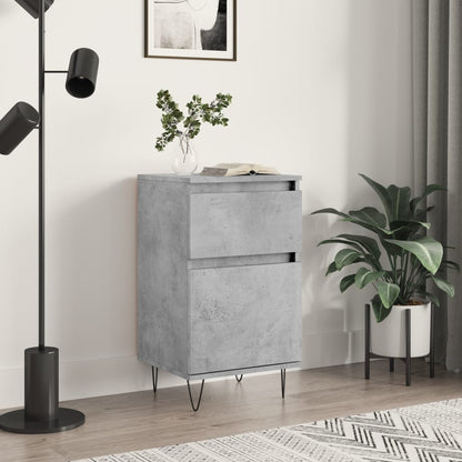Sideboard Betongrau 40x35x70 cm Holzwerkstoff - Pazzar.ch