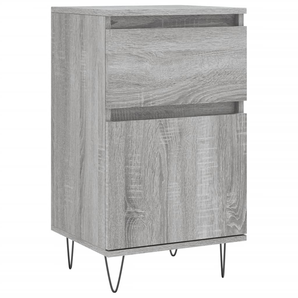 Sideboards 2 Stk. Grau Sonoma 40x35x70 cm Holzwerkstoff - Pazzar.ch