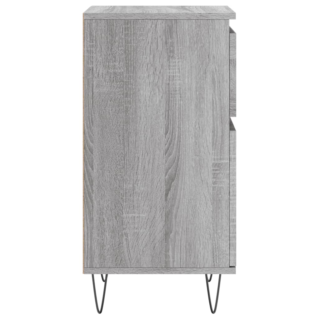 Sideboards 2 Stk. Grau Sonoma 40x35x70 cm Holzwerkstoff - Pazzar.ch