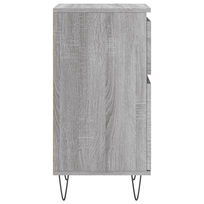 Sideboards 2 Stk. Grau Sonoma 40x35x70 cm Holzwerkstoff - Pazzar.ch