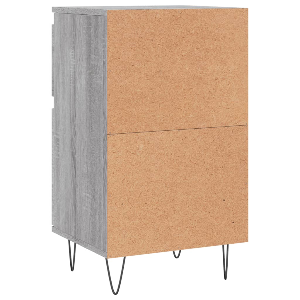Sideboards 2 Stk. Grau Sonoma 40x35x70 cm Holzwerkstoff - Pazzar.ch