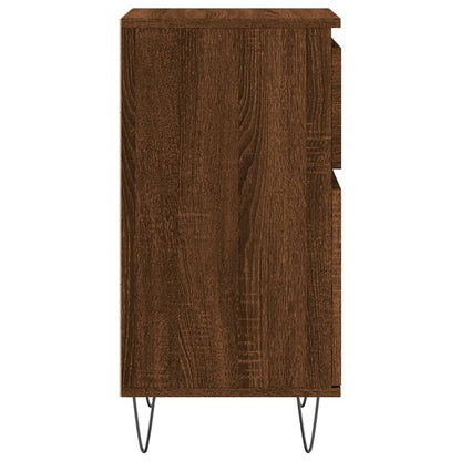 Sideboards 2 Stk. Braun Eichen-Optik 40x35x70 cm Holzwerkstoff - Pazzar.ch