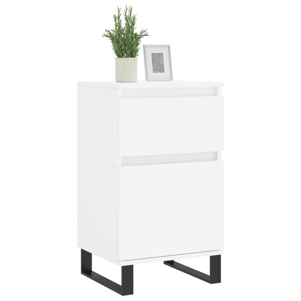 Sideboards 2 Stk. Weiß 40x35x70 cm Holzwerkstoff - Pazzar.ch