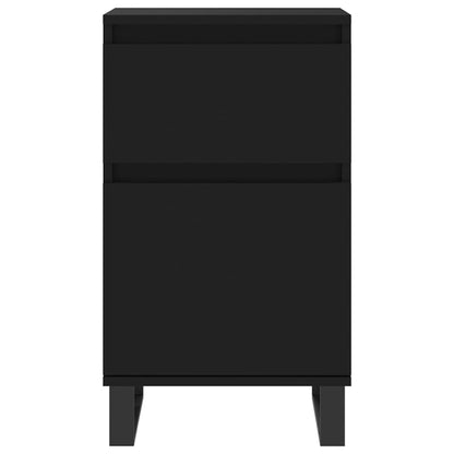Sideboards 2 Stk. Schwarz 40x35x70 cm Holzwerkstoff - Pazzar.ch