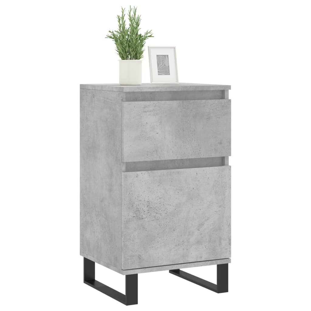 Sideboards 2 Stk. Betongrau 40x35x70 cm Holzwerkstoff - Pazzar.ch