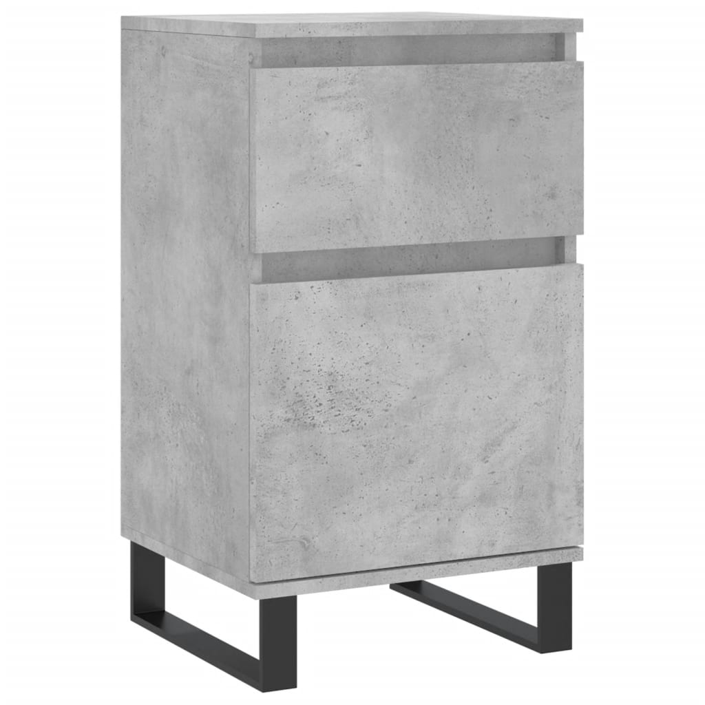 Sideboards 2 Stk. Betongrau 40x35x70 cm Holzwerkstoff - Pazzar.ch