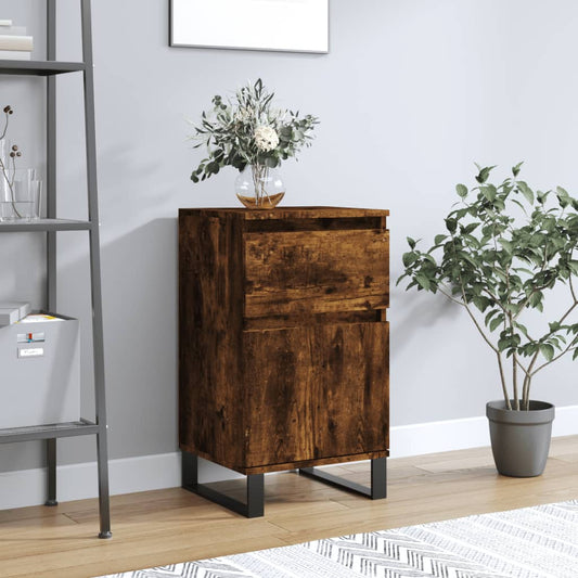 Sideboard Räuchereiche 40x35x70 cm Holzwerkstoff - Pazzar.ch