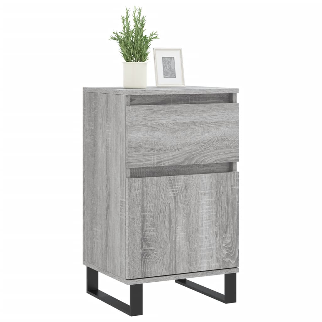 Sideboards 2 Stk. Grau Sonoma 40x35x70 cm Holzwerkstoff - Pazzar.ch