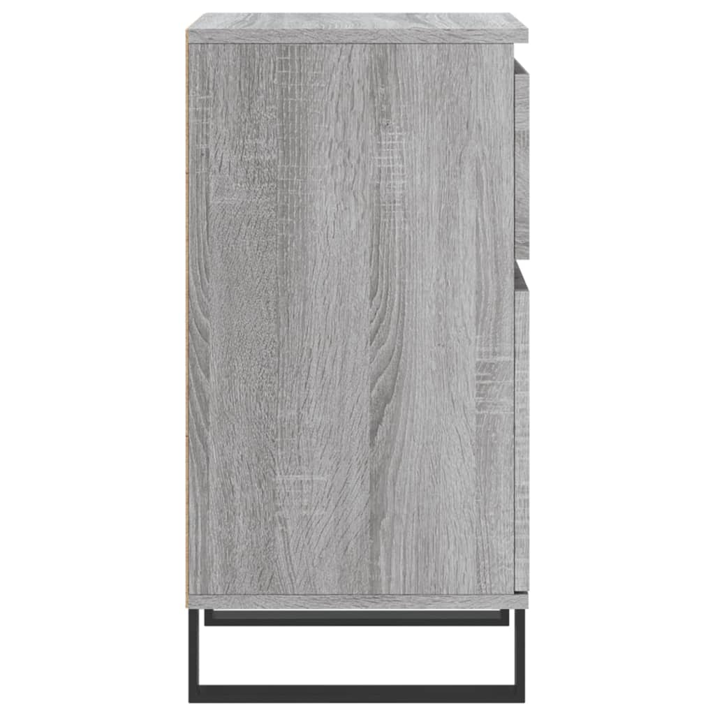 Sideboards 2 Stk. Grau Sonoma 40x35x70 cm Holzwerkstoff - Pazzar.ch