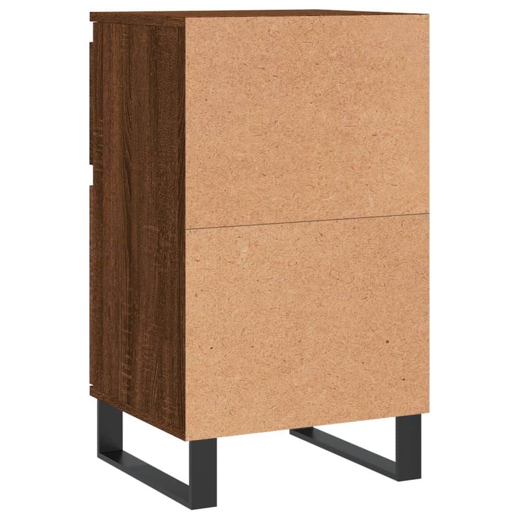 Sideboards 2 Stk. Braun Eichen-Optik 40x35x70 cm Holzwerkstoff - Pazzar.ch