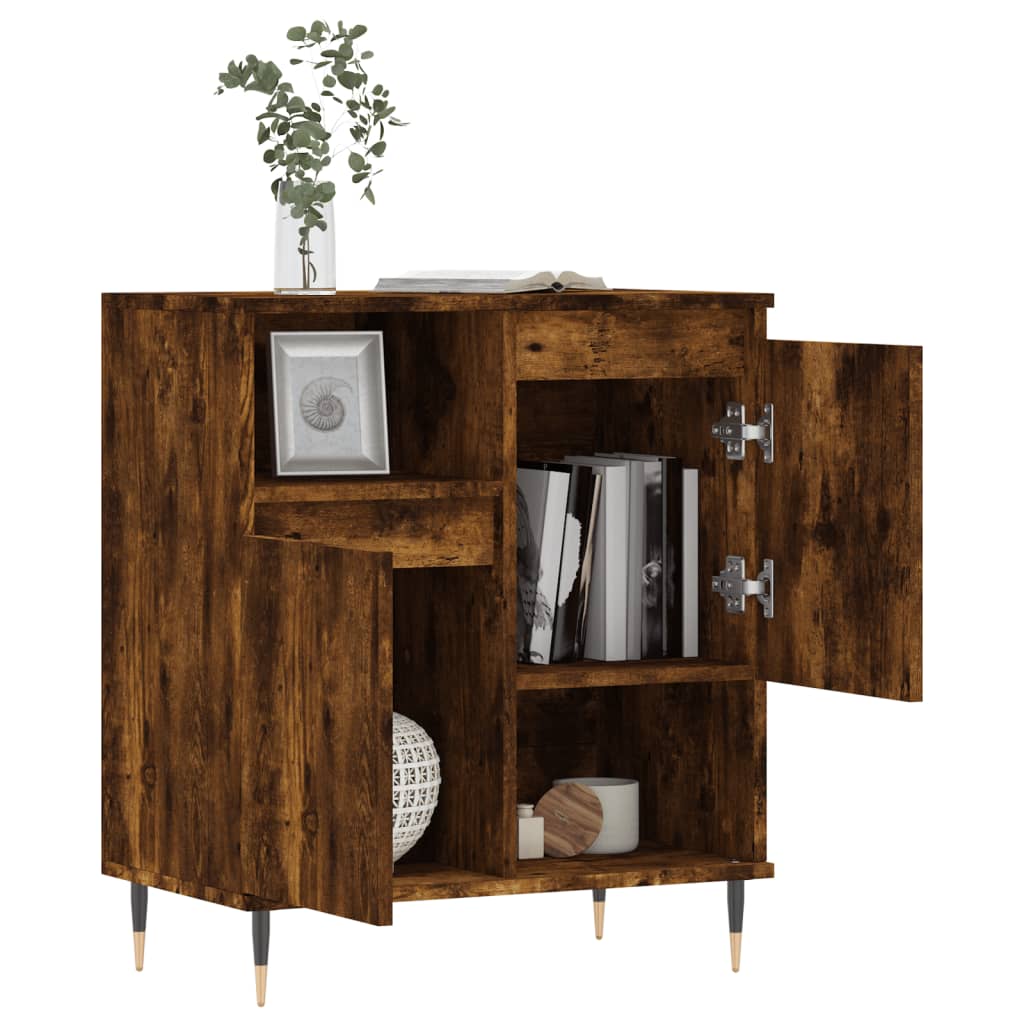 Sideboard Räuchereiche 60x35x70 cm Holzwerkstoff - Pazzar.ch