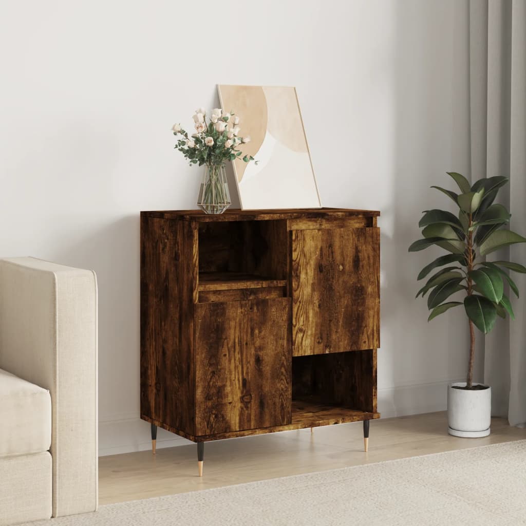 Sideboard Räuchereiche 60x35x70 cm Holzwerkstoff - Pazzar.ch
