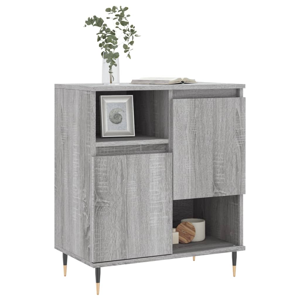 Sideboard Grau Sonoma 60x35x70 cm Holzwerkstoff - Pazzar.ch