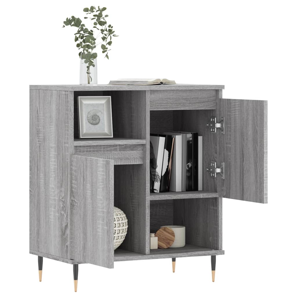 Sideboard Grau Sonoma 60x35x70 cm Holzwerkstoff - Pazzar.ch