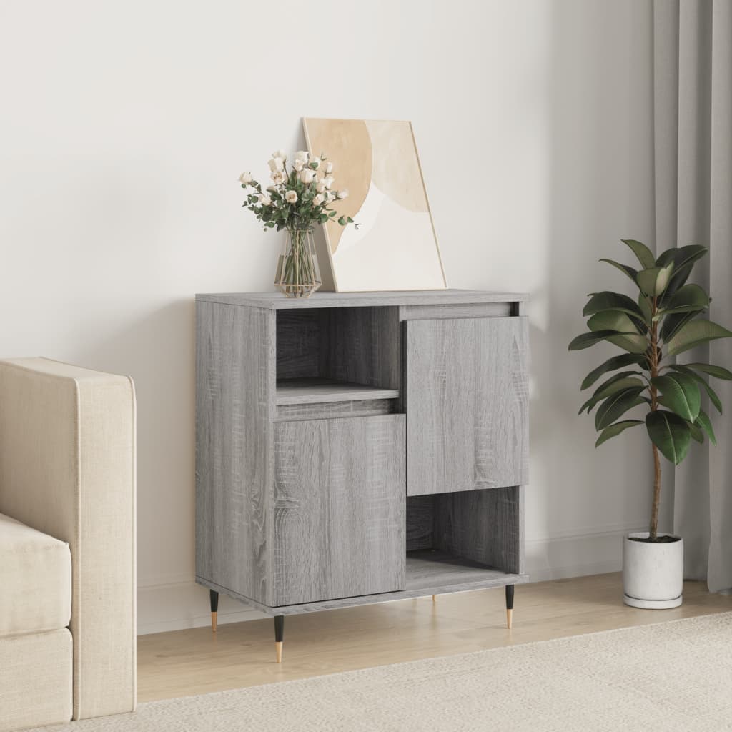 Sideboard Grau Sonoma 60x35x70 cm Holzwerkstoff - Pazzar.ch
