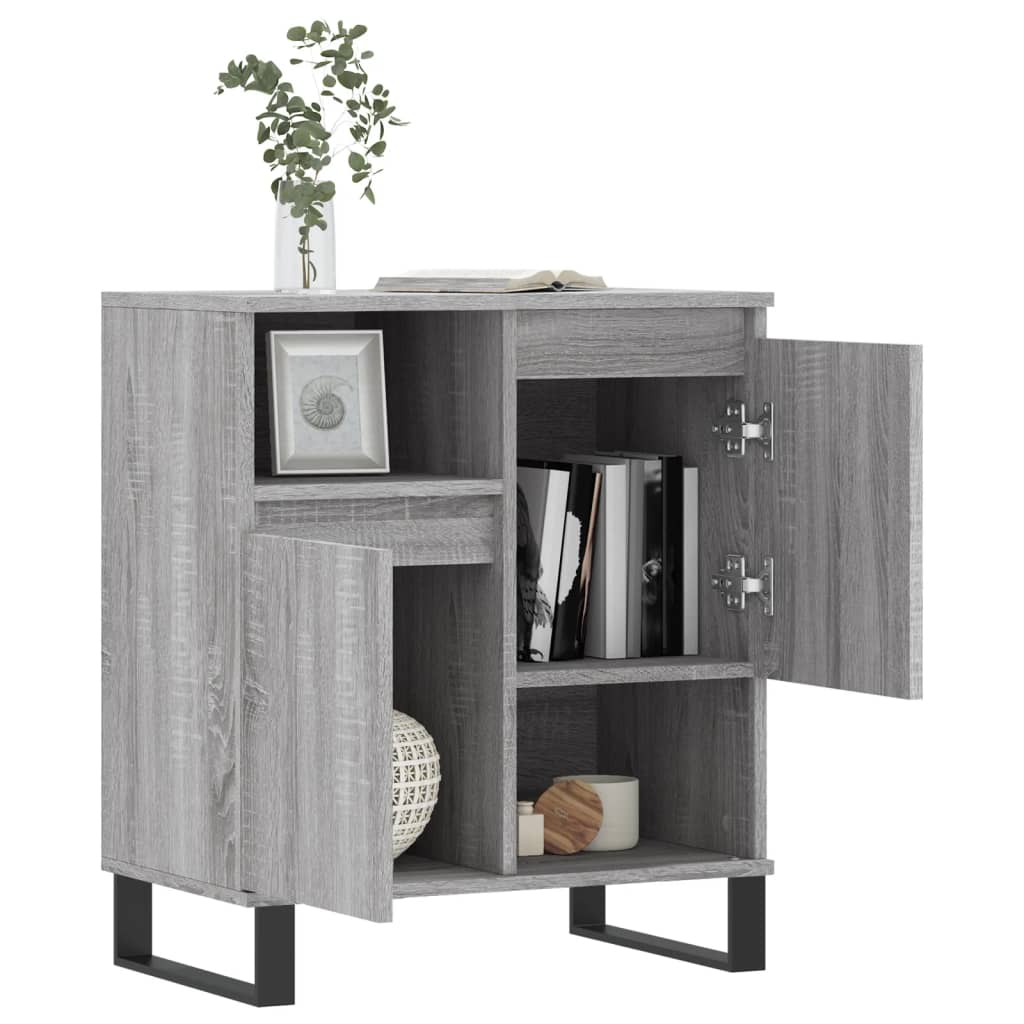 Sideboard Grau Sonoma 60x35x70 cm Holzwerkstoff - Pazzar.ch