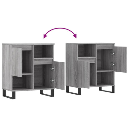 Sideboard Grau Sonoma 60x35x70 cm Holzwerkstoff - Pazzar.ch