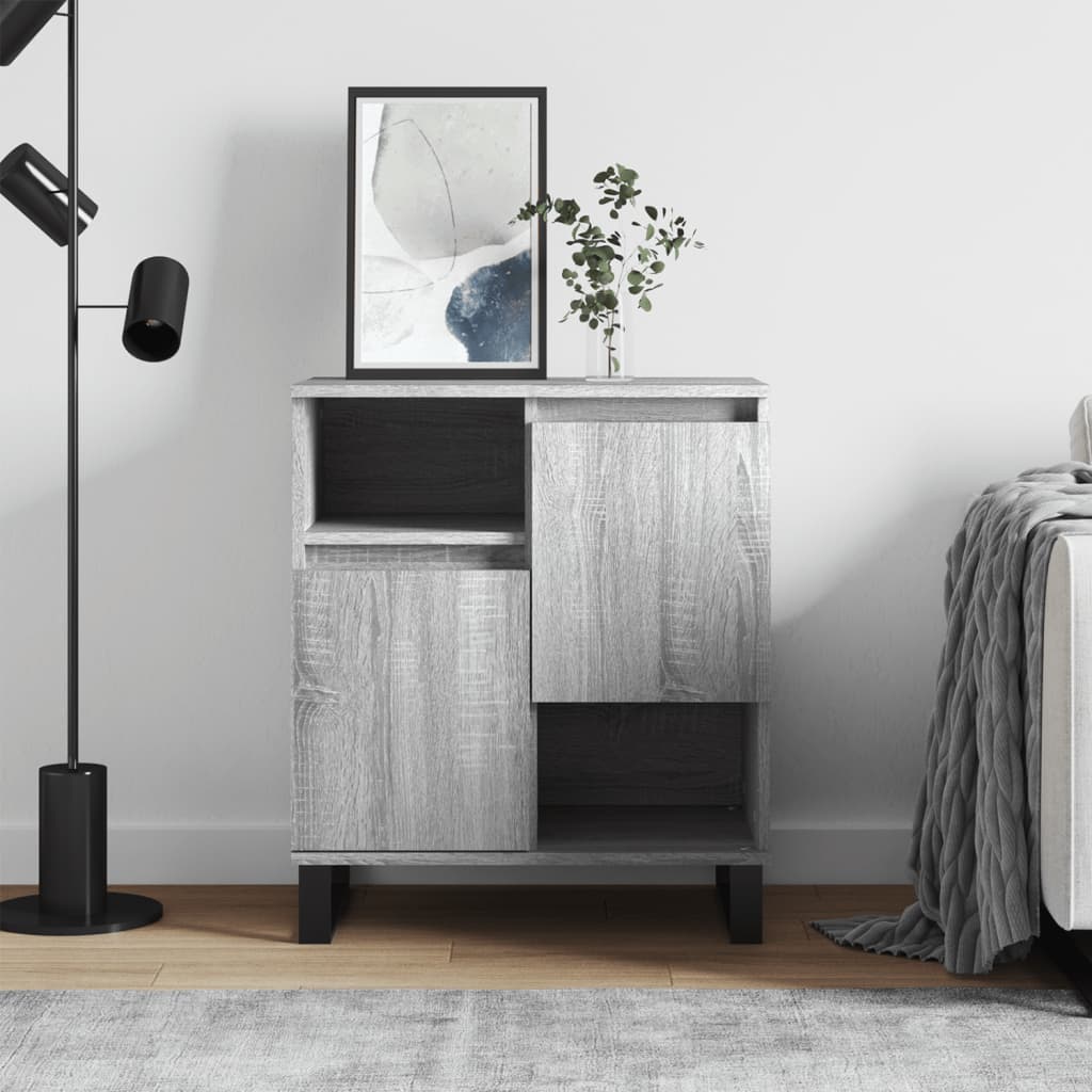 Sideboard Grau Sonoma 60x35x70 cm Holzwerkstoff - Pazzar.ch