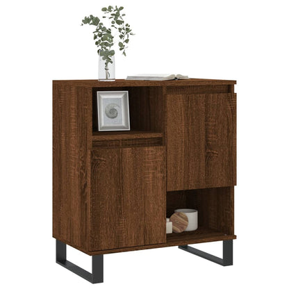 Sideboard Braun Eichen-Optik 60x35x70 cm Holzwerkstoff - Pazzar.ch