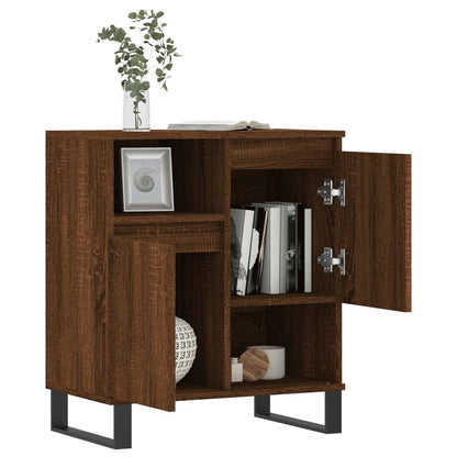 Sideboard Braun Eichen-Optik 60x35x70 cm Holzwerkstoff - Pazzar.ch