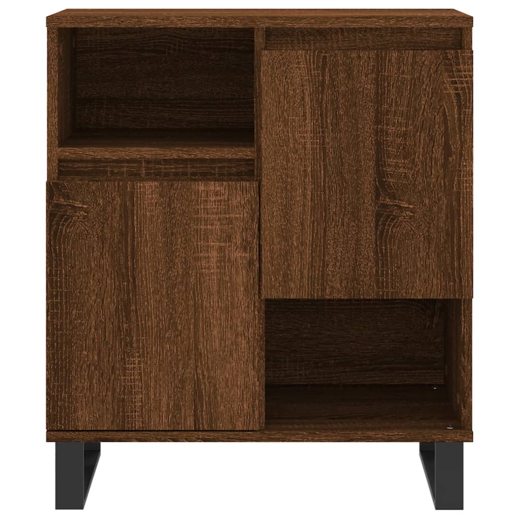 Sideboard Braun Eichen-Optik 60x35x70 cm Holzwerkstoff - Pazzar.ch