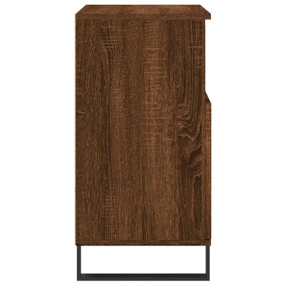 Sideboard Braun Eichen-Optik 60x35x70 cm Holzwerkstoff - Pazzar.ch