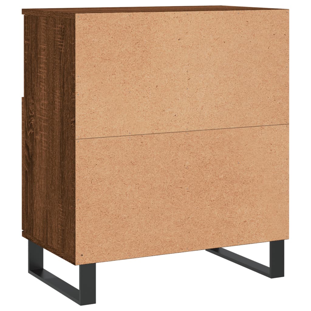 Sideboard Braun Eichen-Optik 60x35x70 cm Holzwerkstoff - Pazzar.ch