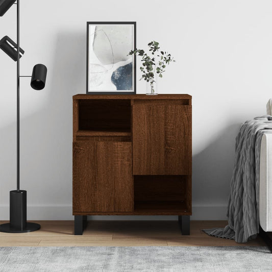 Sideboard Braun Eichen-Optik 60x35x70 cm Holzwerkstoff - Pazzar.ch