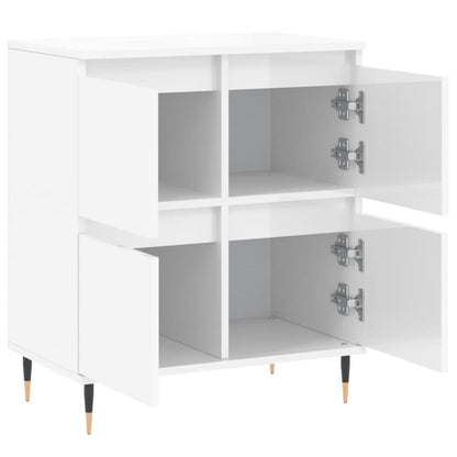 Sideboard Hochglanz-Weiß 60x35x70 cm Holzwerkstoff - Pazzar.ch