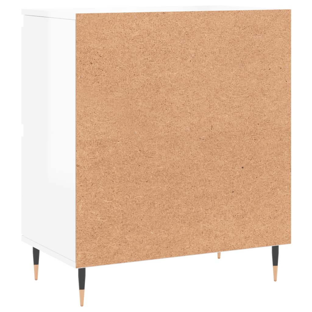 Sideboard Hochglanz-Weiß 60x35x70 cm Holzwerkstoff - Pazzar.ch