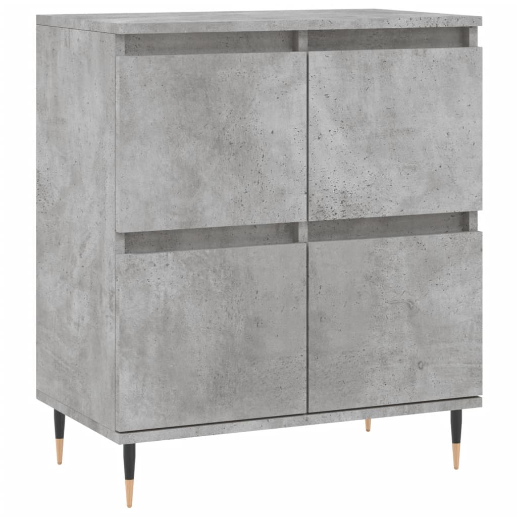 Sideboard Betongrau 60x35x70 cm Holzwerkstoff - Pazzar.ch