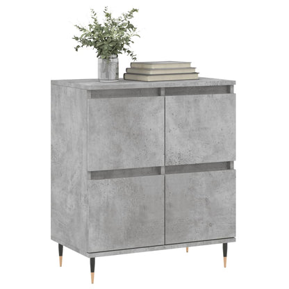 Sideboard Betongrau 60x35x70 cm Holzwerkstoff - Pazzar.ch