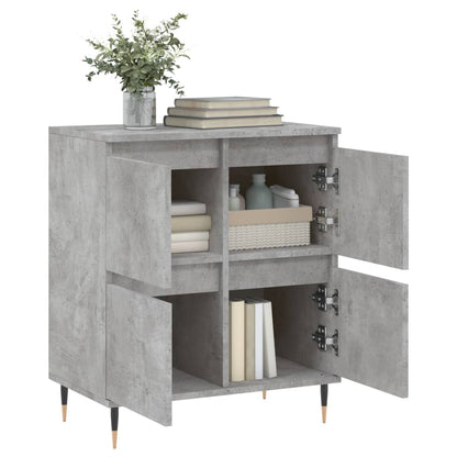 Sideboard Betongrau 60x35x70 cm Holzwerkstoff - Pazzar.ch