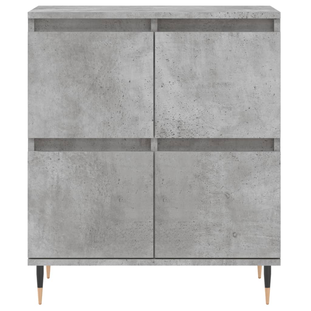 Sideboard Betongrau 60x35x70 cm Holzwerkstoff - Pazzar.ch