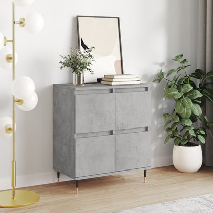 Sideboard Betongrau 60x35x70 cm Holzwerkstoff - Pazzar.ch