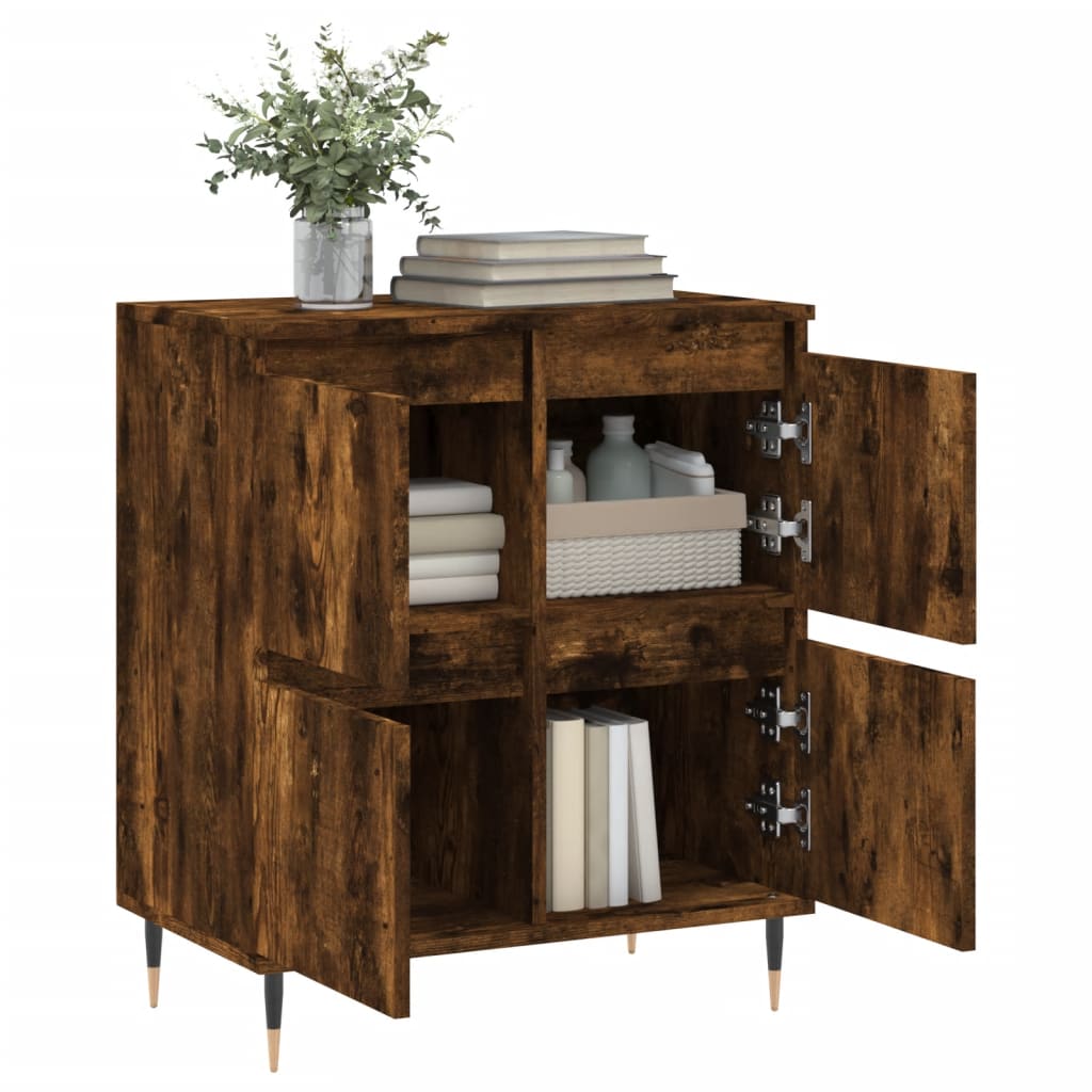 Sideboard Räuchereiche 60x35x70 cm Holzwerkstoff - Pazzar.ch